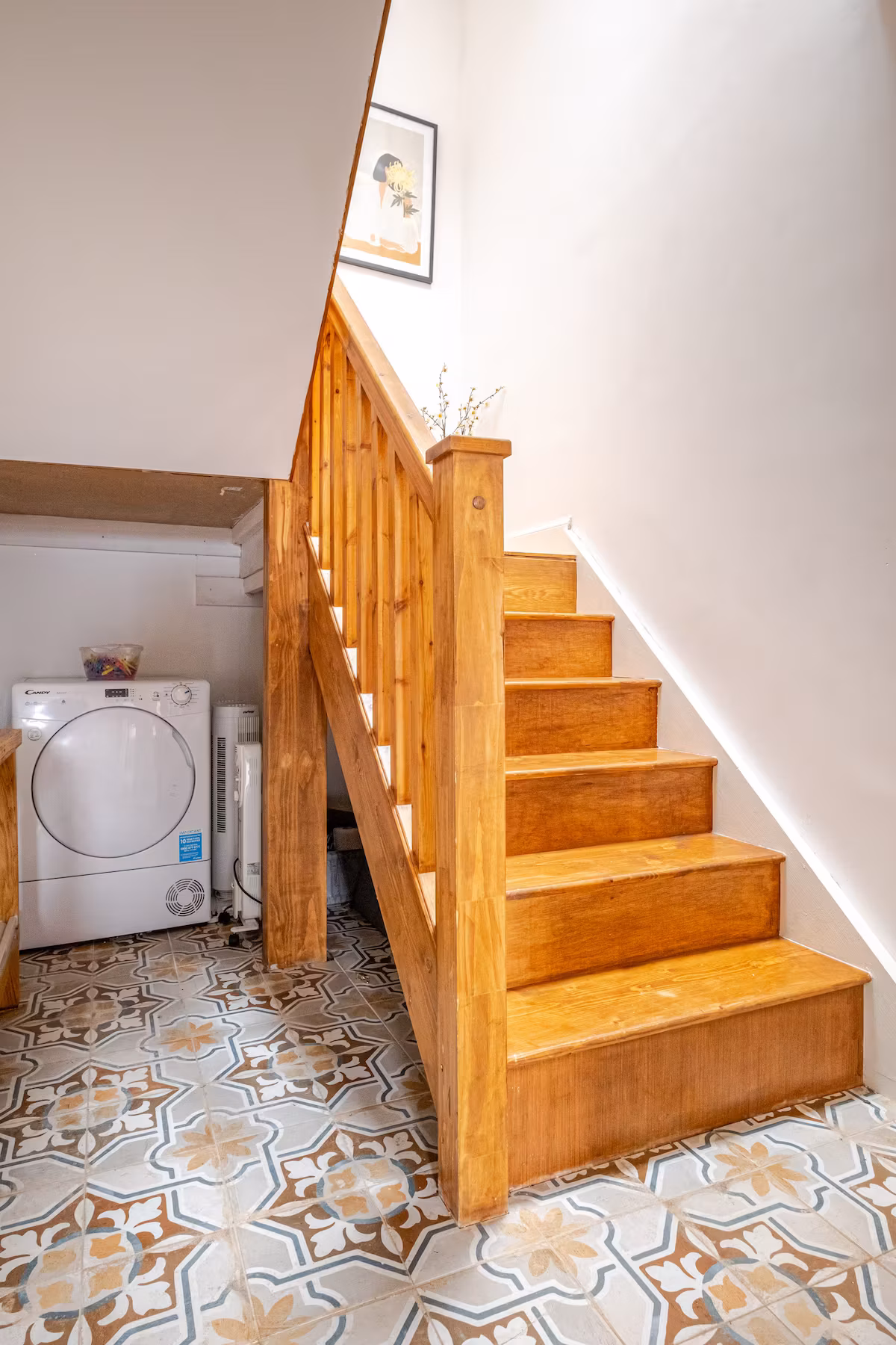 Hallway inside Hillside House