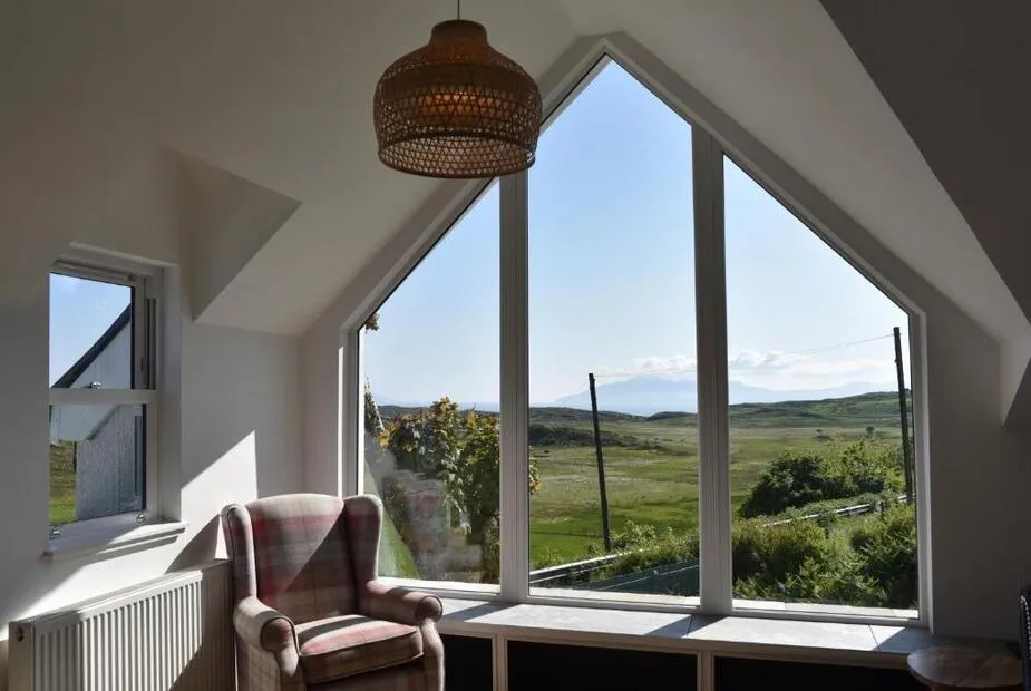 Window view in Hillside House